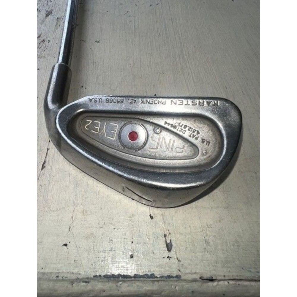 Ping Eye 2 Red Dot 7 Iron Steel R Flex 36.5” Shaft Golf Pride Tour Wrap Grip